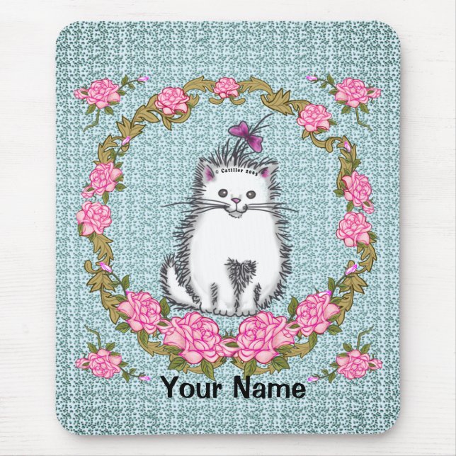 Baby Kitten Cat Mousepad (Front)