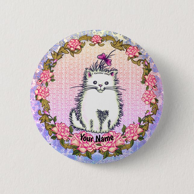 Baby Kitten Cat  pin (Front)