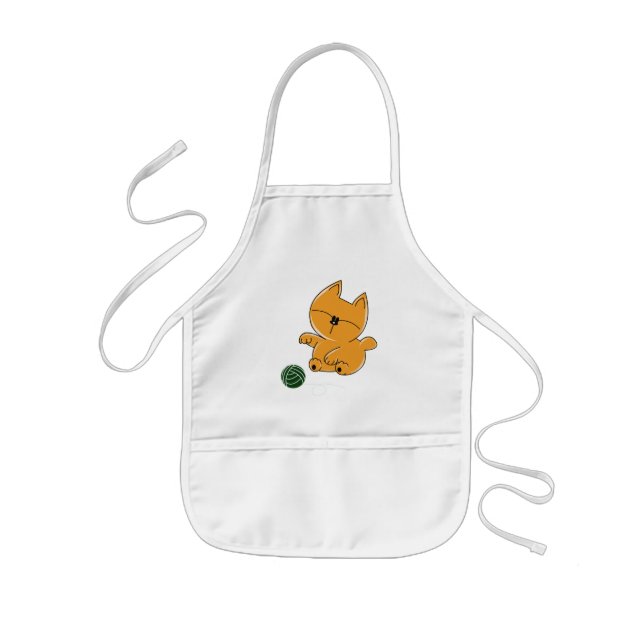 Baby Kitty Chan Kids Apron (Front)