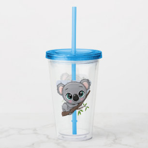 Baby Koala Acrylic Tumbler