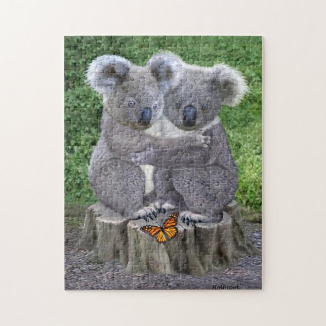 Baby Koala Bear Huggies Jigsaw Puzzle (Vertical)