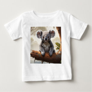 Baby Koala by a Pond Baby T-Shirt