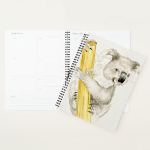 Baby Koala   Cute & Furry Planner