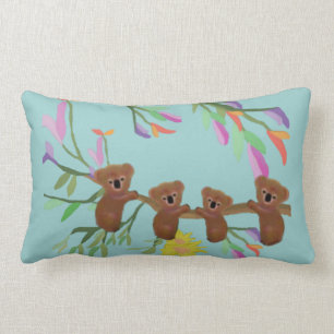 Baby Koala Outing Lumbar Pillow