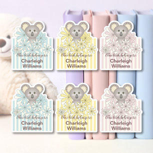 Baby Koala This Book Belongs To Kids Bookplate