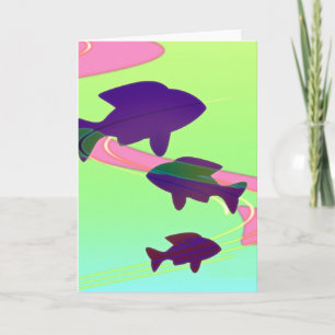Baby Koi Fish Card