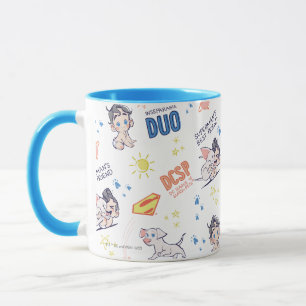 Baby Krypto & Superman Pattern Mug