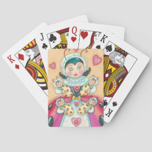 Baby Ladybugs Mum PLAYING CARDS Poker