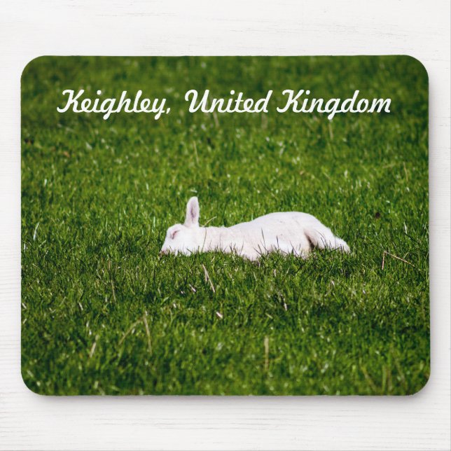 Baby Lamb Mouse Pad (Front)