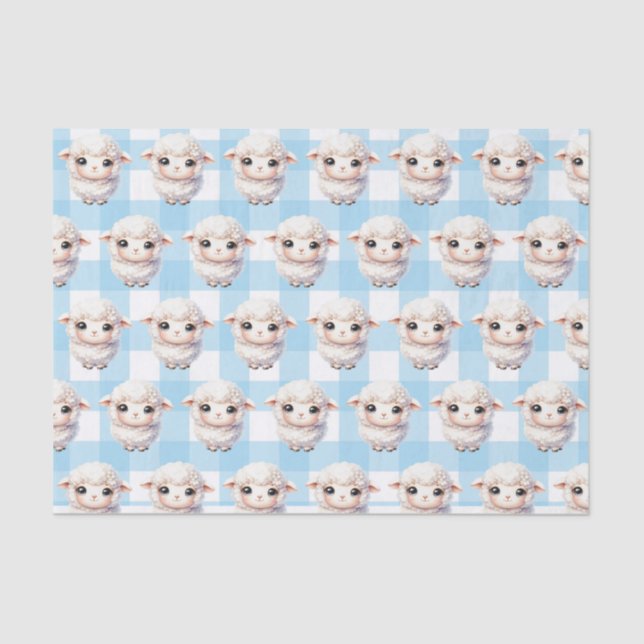 Baby lamb tissue paper (Front)