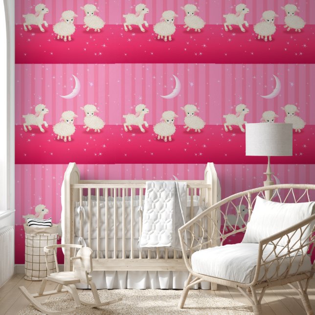 Baby Lambs Wallpaper (Kids)