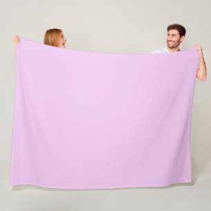 Baby Lavender Pink, Large Fleece Blanket