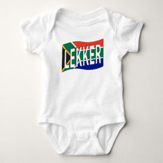 Baby Lekker South African 1-Piece in White Bodysuit