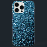 Baby light blue faux glitter sparkles iPhone 16 pro max case<br><div class="desc">Baby light blue faux glitter sparkles iPhone Case. 
Beautiful girly glamourous light blue shiny glitters sparkles. Photo of  baby blue sparkles not actual glitter!</div>