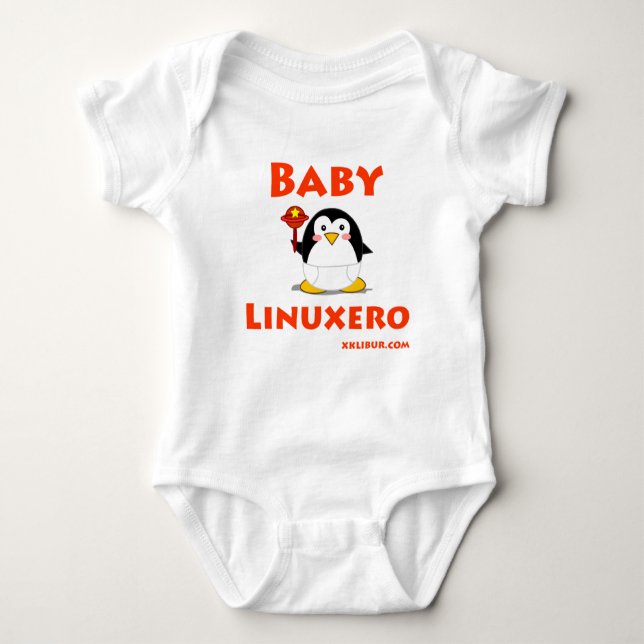 Baby Linuxero Baby Bodysuit (Front)