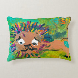 Baby Lion "Art by Kids" Decorative Cushion