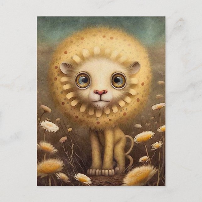Baby Lion Cub Postcard (Front)