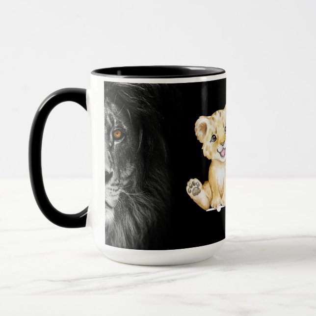 Baby Lion Mug – From Cub to King (Left)