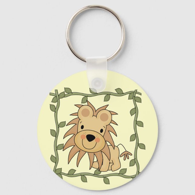 Baby Lion T-shirts and Gifts Key Ring (Front)