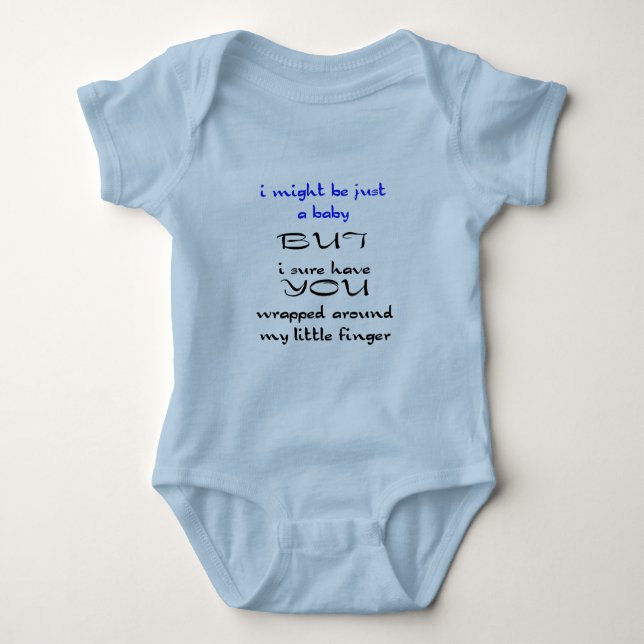 Baby Little Finger Bodysuit (Front)