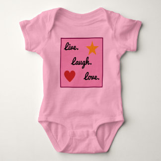 Baby Live Laugh Love Onsie Bodysuit