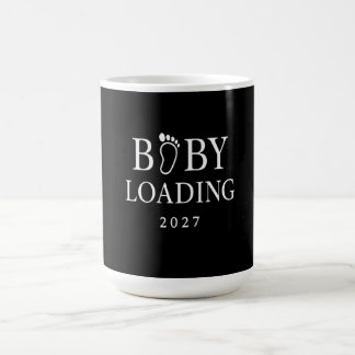 Baby Loading 2027 Funny Pregnancy Reveal Coffee Mug