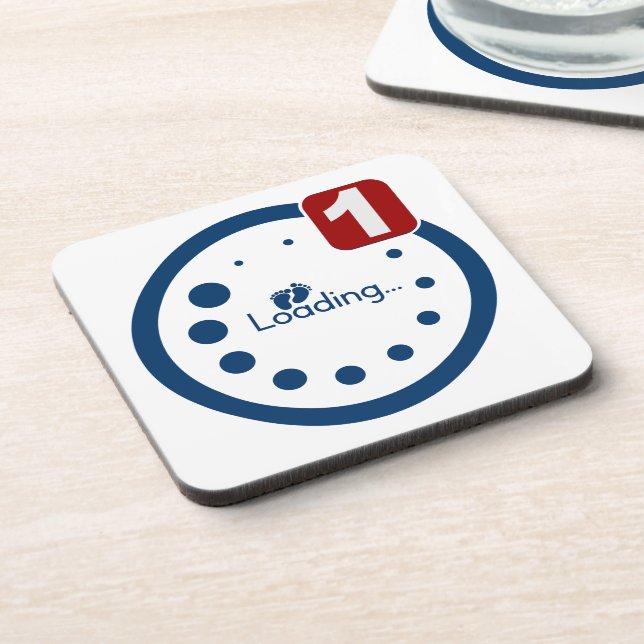 Baby Loading Plus Notification Coaster (Left Side)