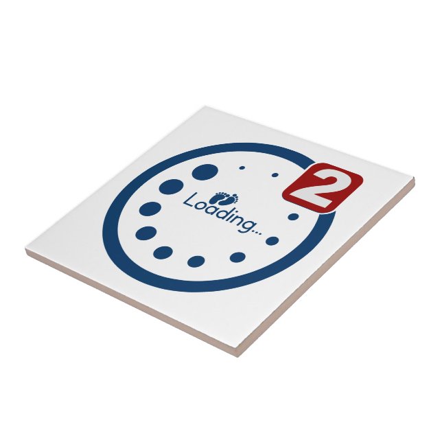 Baby Loading , Twin Notification Tile (Side)