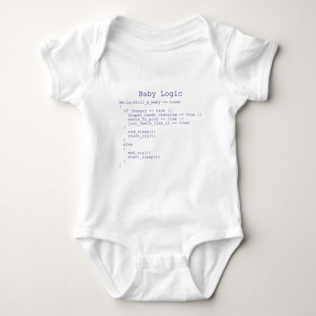 Baby Logic Baby Bodysuit (Front)