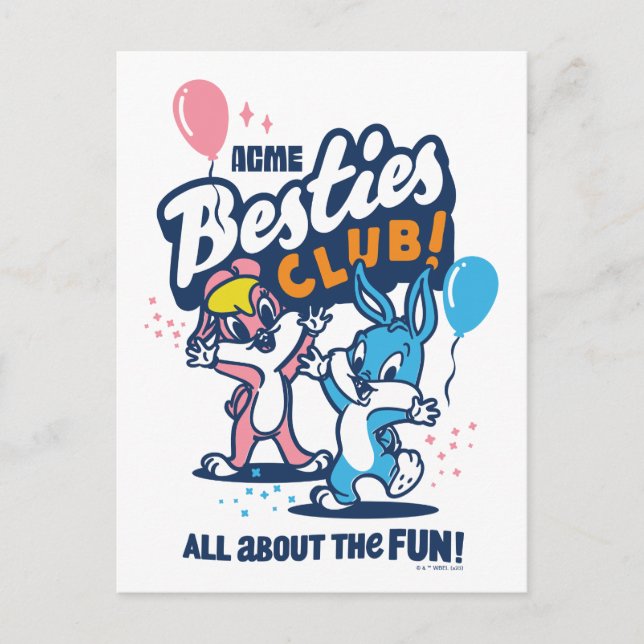 Baby Lola and BUGS BUNNY™ - Besties Club! Postcard (Front)