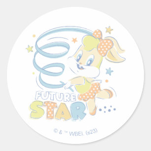 Baby Lola Bunny Future Star Classic Round Sticker