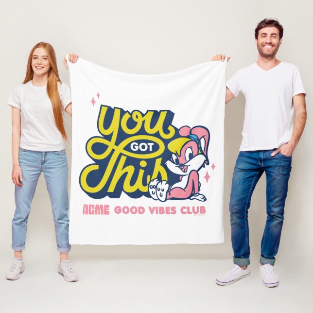 Baby Lola Bunny - You Got This Fleece Blanket (In Situ)