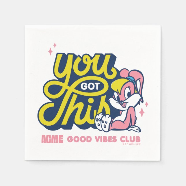 Baby Lola Bunny - You Got This Napkin (Front)