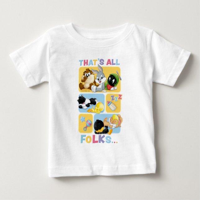 Baby LOONEY TUNES™ Characters | That's All Folks Baby T-Shirt (Front)