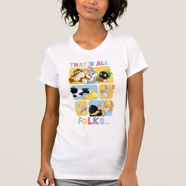 Baby LOONEY TUNES™ Characters | That's All Folks T-Shirt (Front)