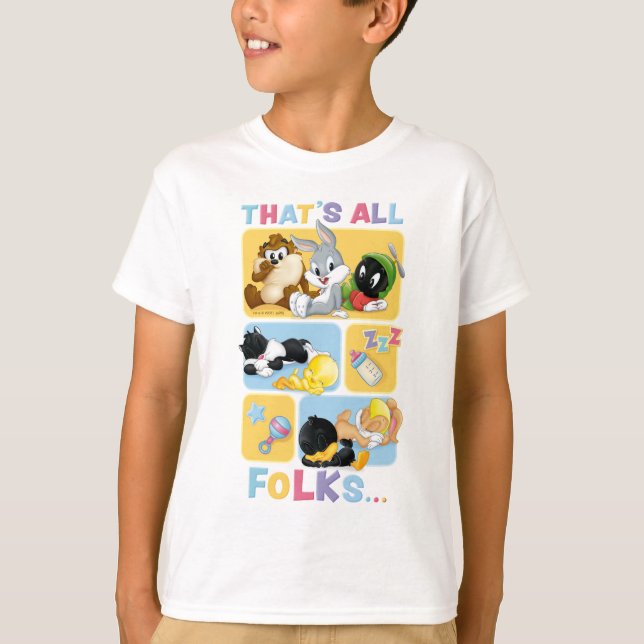 Baby LOONEY TUNES™ Characters | That's All Folks T-Shirt (Front)