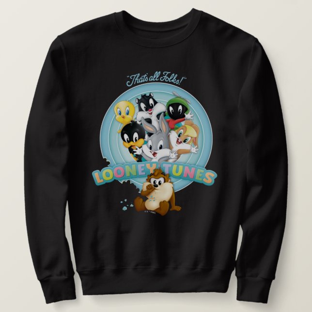 Baby LOONEY TUNES™ Logo | That's All Folks Sweatshirt (Design Front)