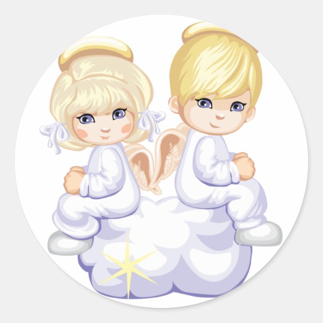 Baby Love Angels Sticker (Front)