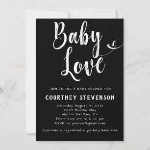 Baby Love Baby Shower Invitation