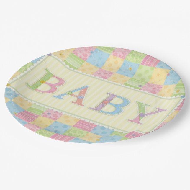 Baby Love Collection Paper Plate (Angled)