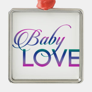 Baby Love Metal Tree Decoration
