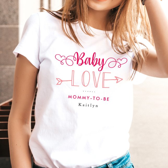 "Baby Love" Mommy-to-be Baby Shower T-Shirt (Creator Uploaded)