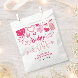 "Baby Love" Valentine's Day Baby Shower Favour Bag