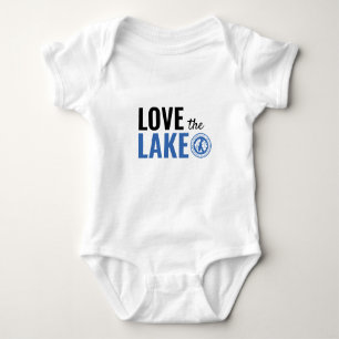 Baby loves the lake too baby bodysuit