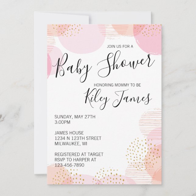 Baby Lovin' Invitation (Front)