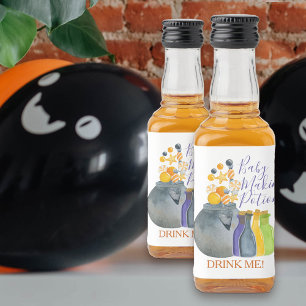 Baby Making Potion Halloween Baby Shower Favour Liquor Bottle Label