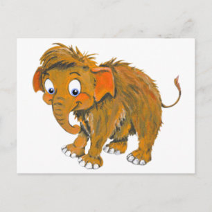 Baby Mammoth Postcard