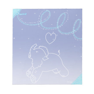 Baby Mammoth yawning Notepad