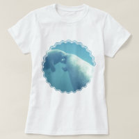 Baby Manatees  Ladies Fitted T-Shirt