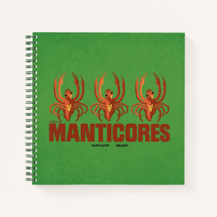 Baby Manticores Vintage Graphic Notebook